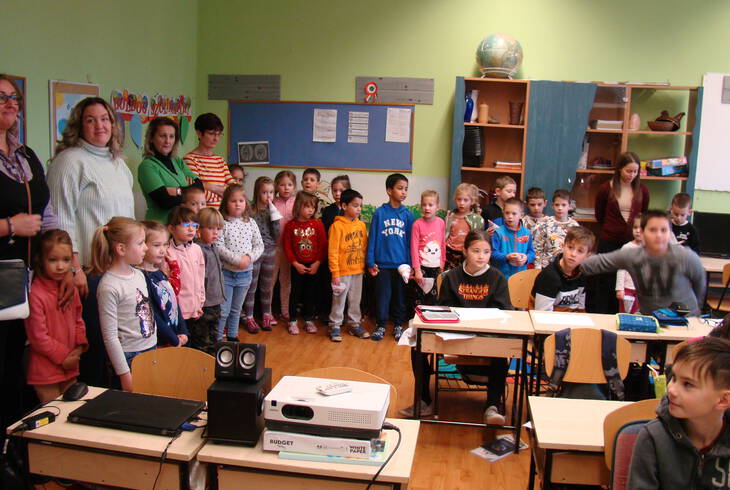 2022.12.12. - A Pipitér Tagóvoda nagycsoportosai iskolabejáráson